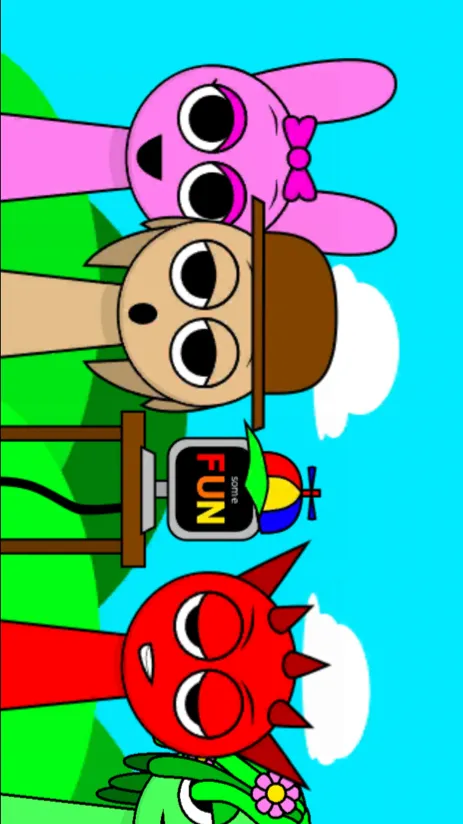 ai character: Sprunki Pick me background