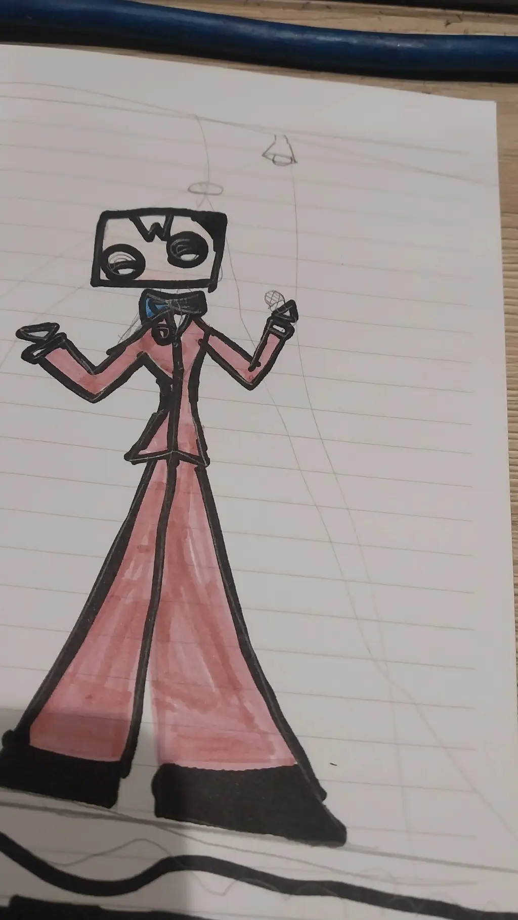ai character: dalry boxman  background
