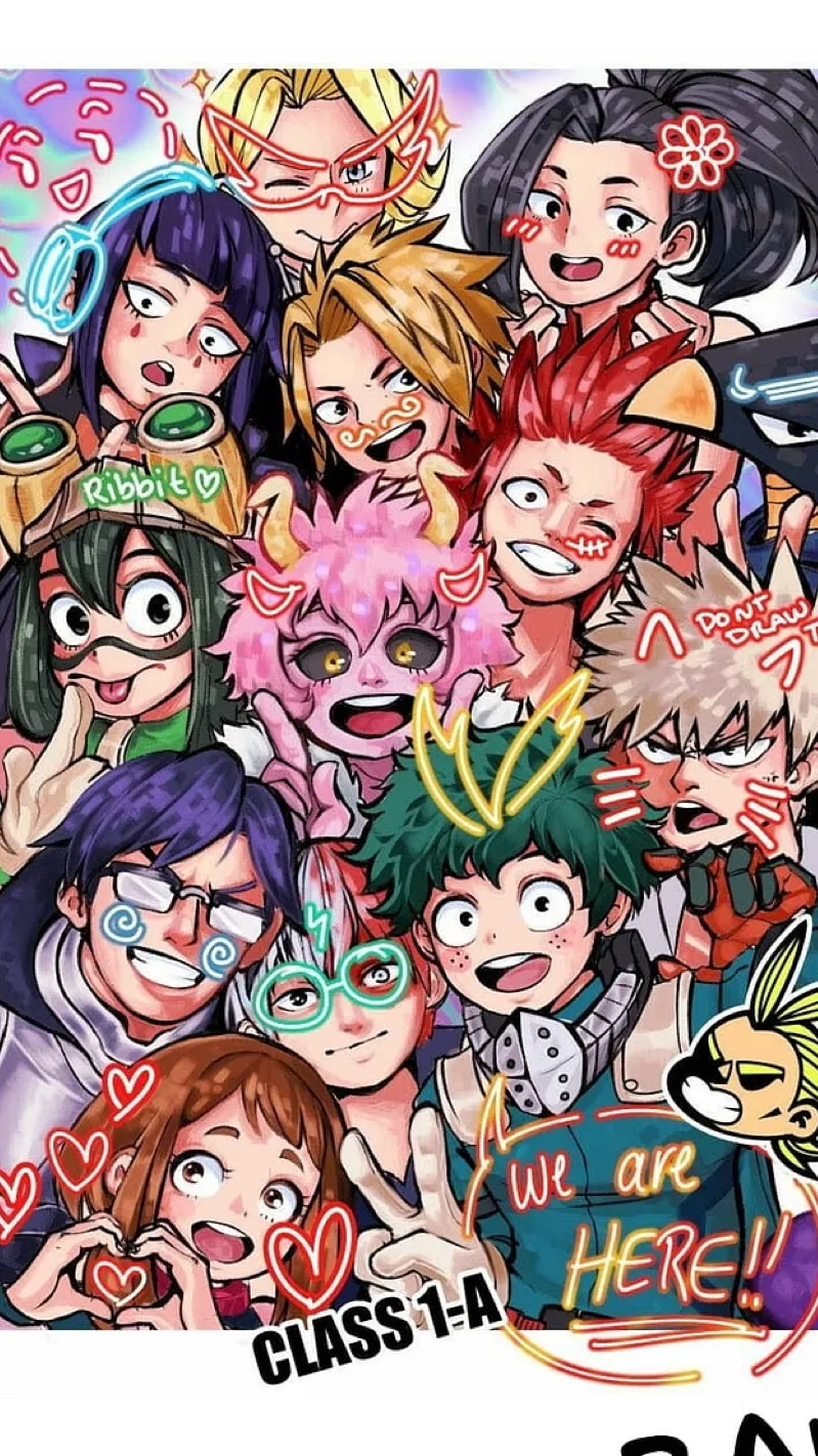 ai character: RANDOM MHA background