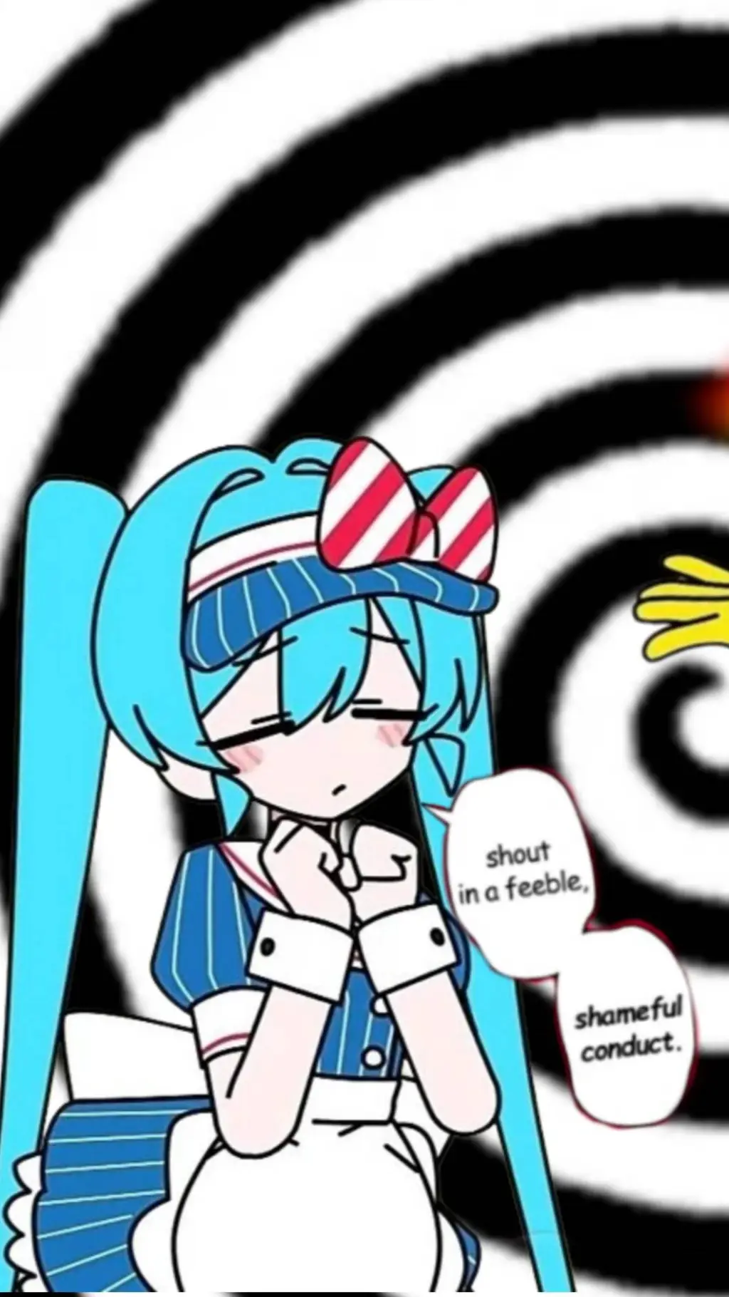 ai character: Hatsune Miku background