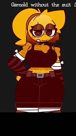 ai character: garnold x bacon background