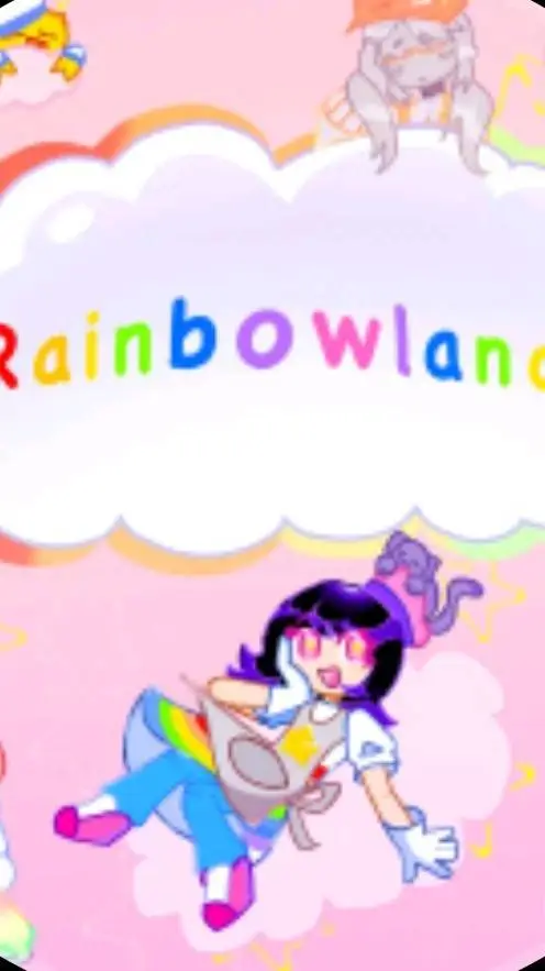 ai character: Rainbow Lands background