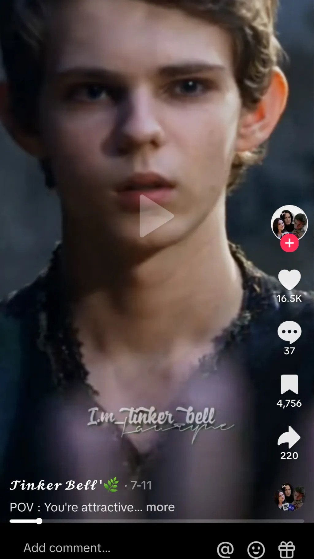 ai character: Peter Pan background