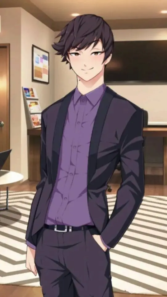 ai character: Baxter  background