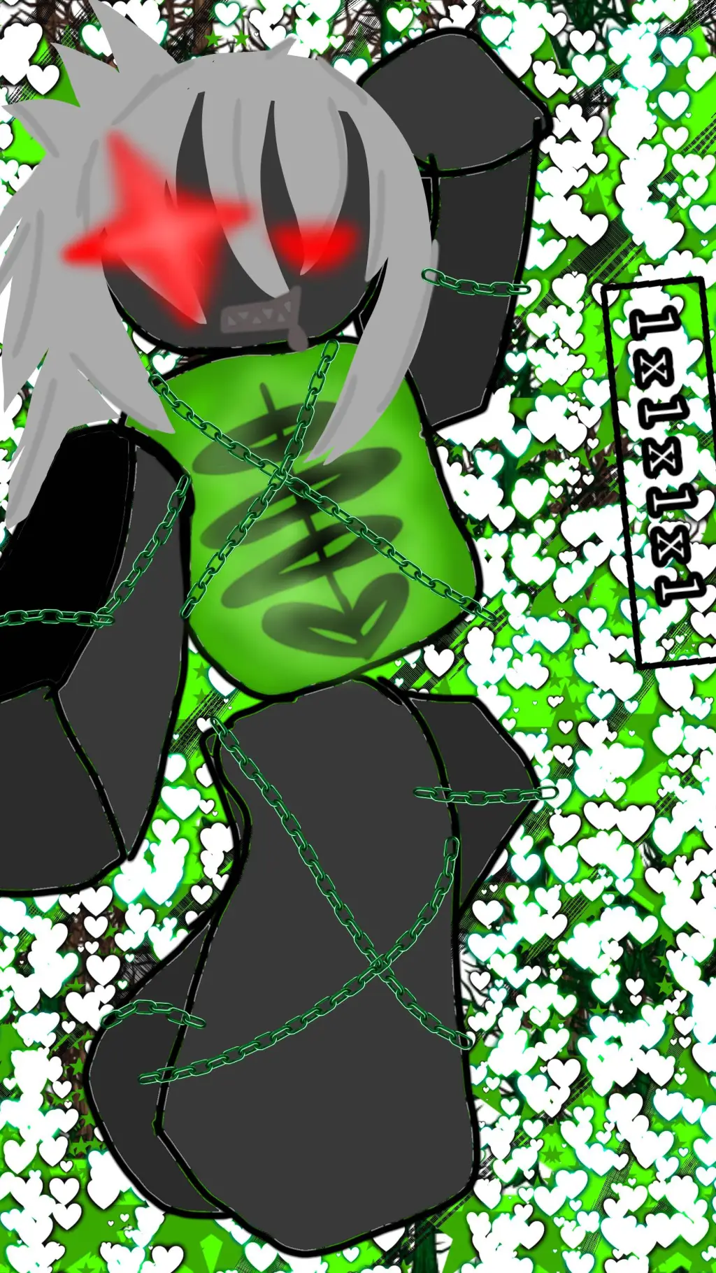 ai character: 1x is sick background