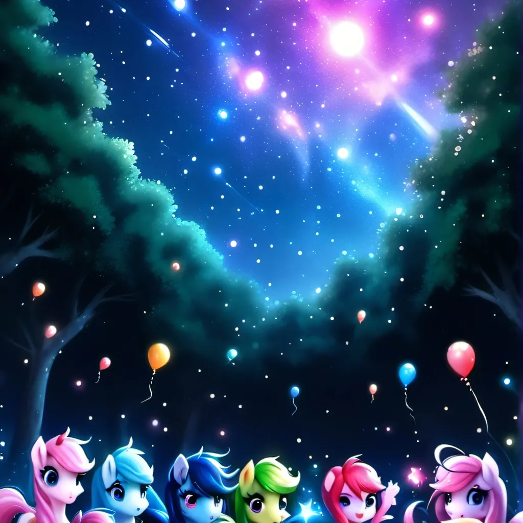 chat with ai character: Ponytown party