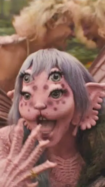 ai character: Melanie Martienz  background