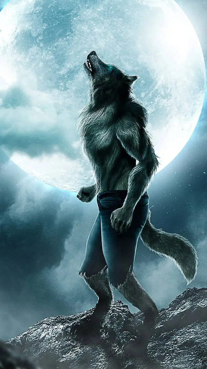 ai character: werewolf background