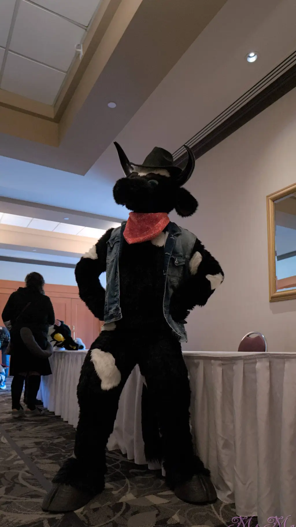 ai character: calfurry  background