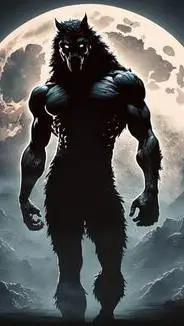 ai character: werewolf  background