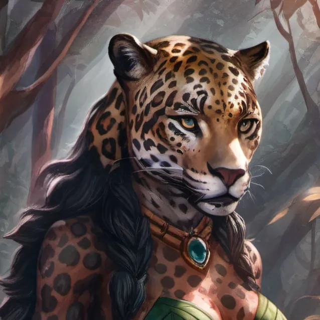 chat with ai character: Jaguar beastman 