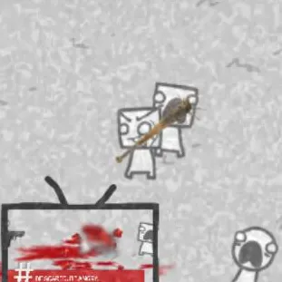 chat with ai character: square people