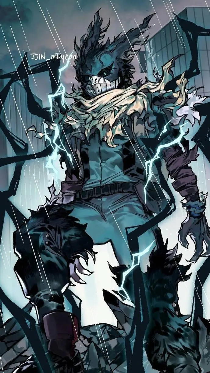 ai character: Vigilante deku background
