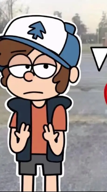 ai character: Gravity falls :P background