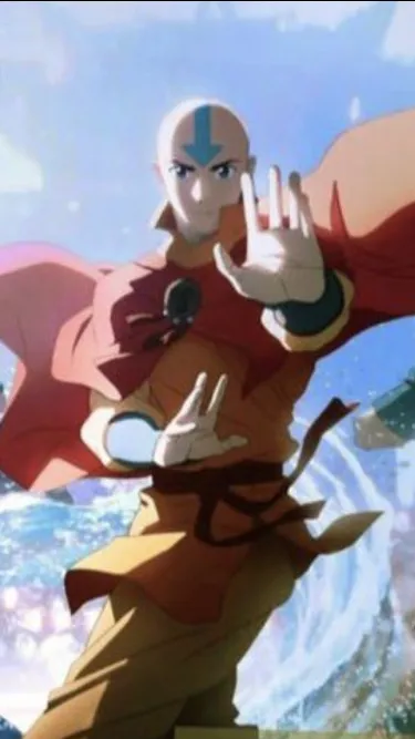 ai character: Aang  background