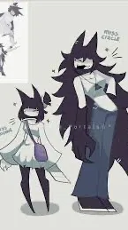 ai character: MC * MB background