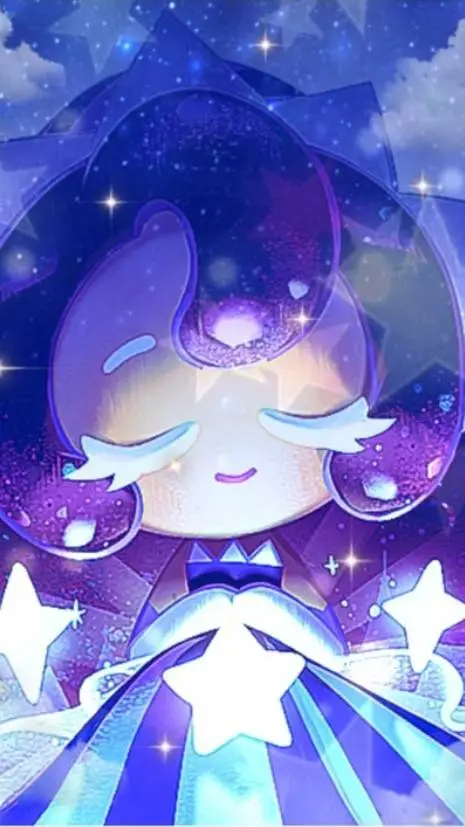 ai character: Moonlight cookie background