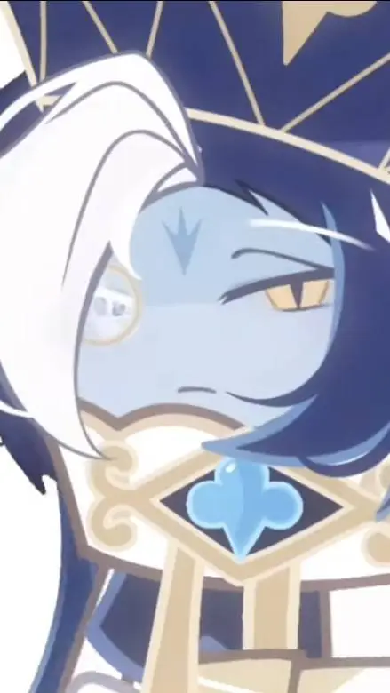 ai character: Shadow milk cookie background