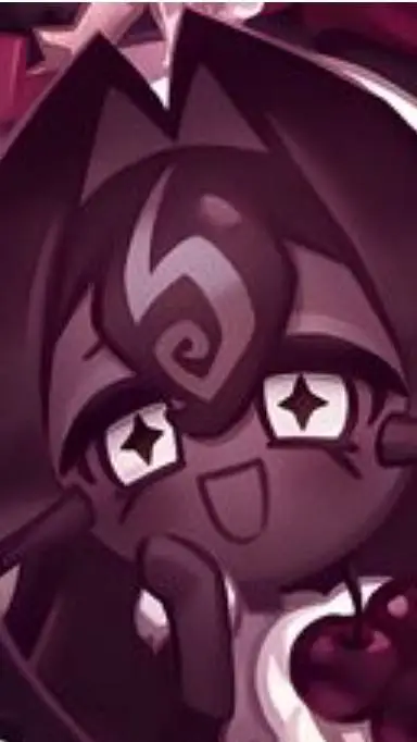 ai character: Black Forest Cooki background