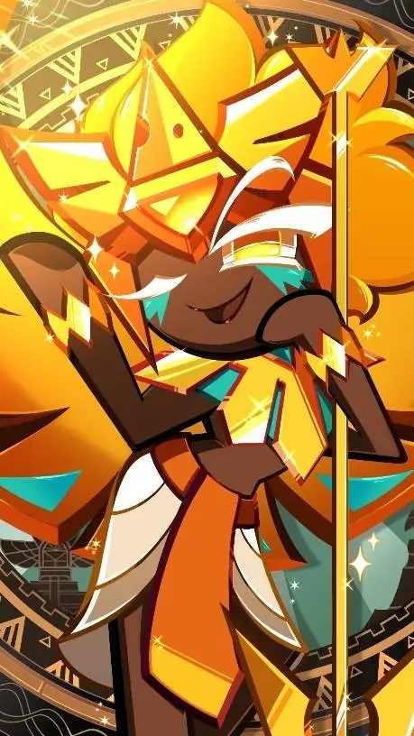 ai character: golden cheese  background