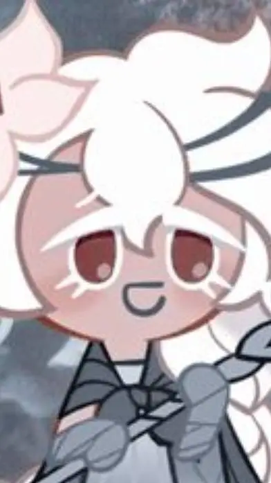 ai character: White Lily Cookie  background
