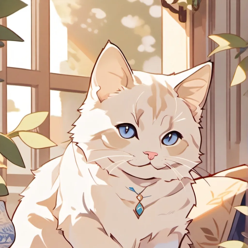 chat with ai character: Emoji cat heat