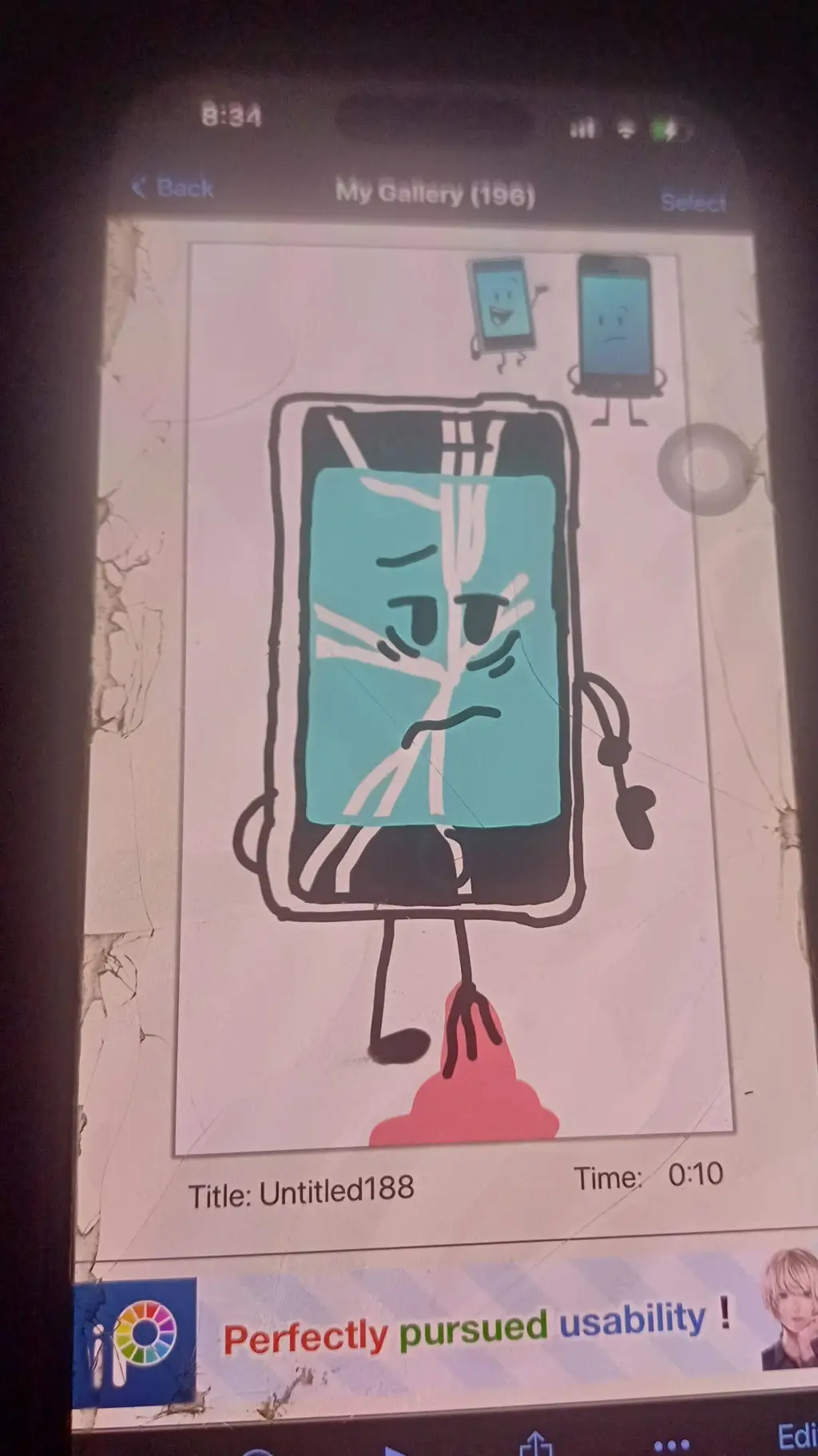 ai character: mephone4 background