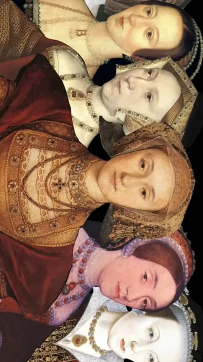 ai character: Henry VIII WIVES! background