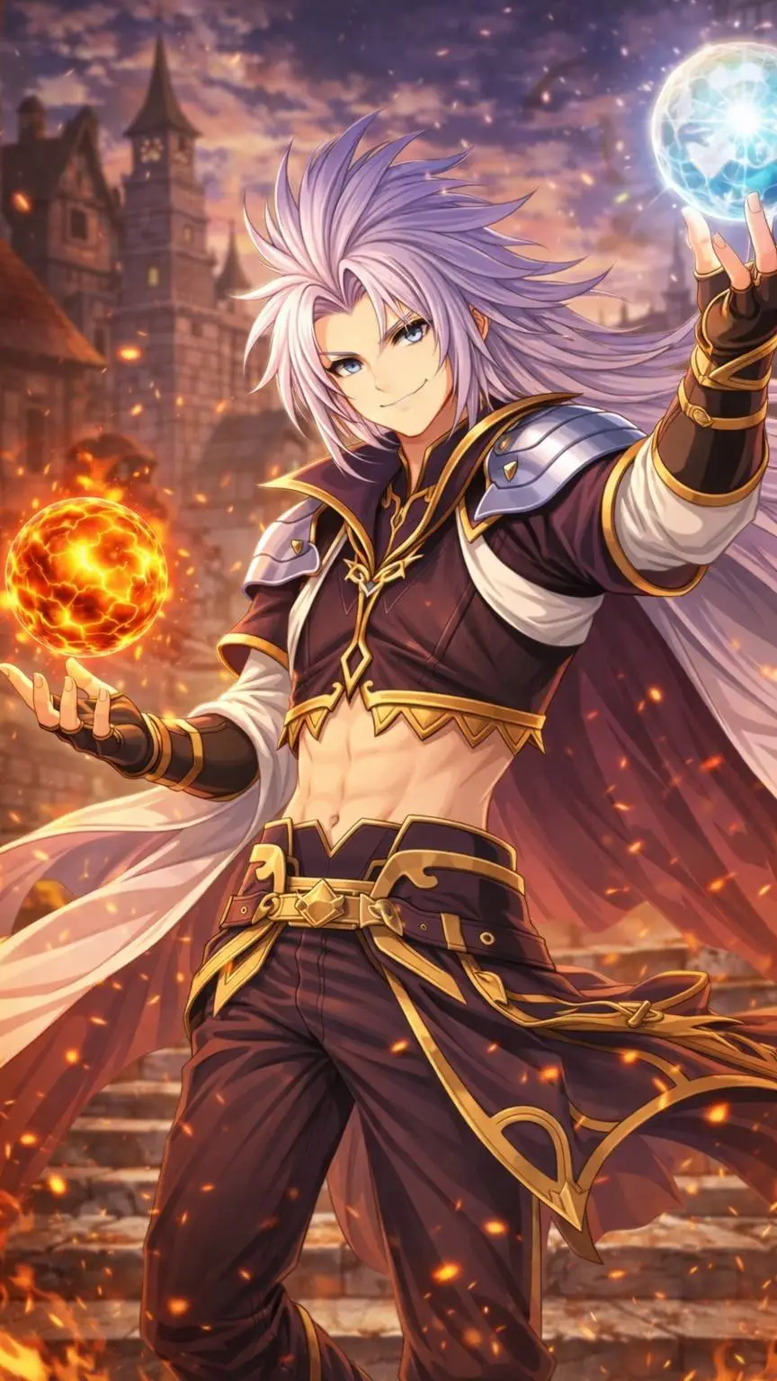 ai character: Kuja background