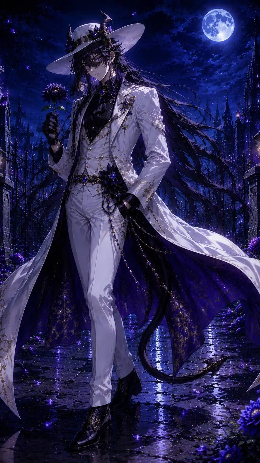 ai character: The Dahlia (Male) background