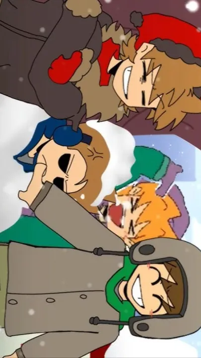 ai character: Eddsworld winter! background