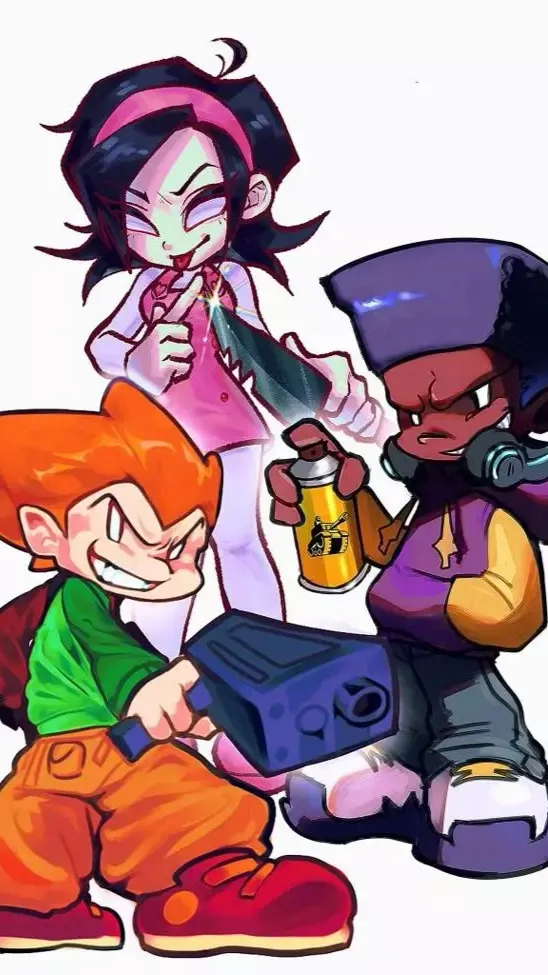 ai character: Pico gang! background