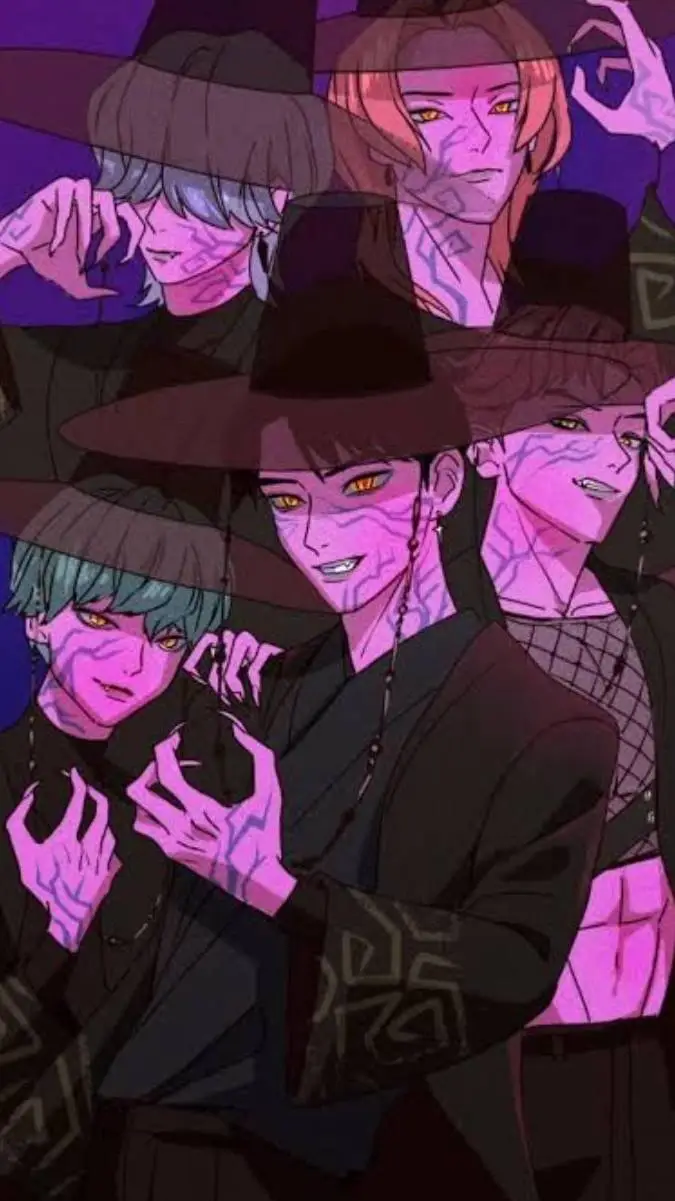 ai character: Saja boys background