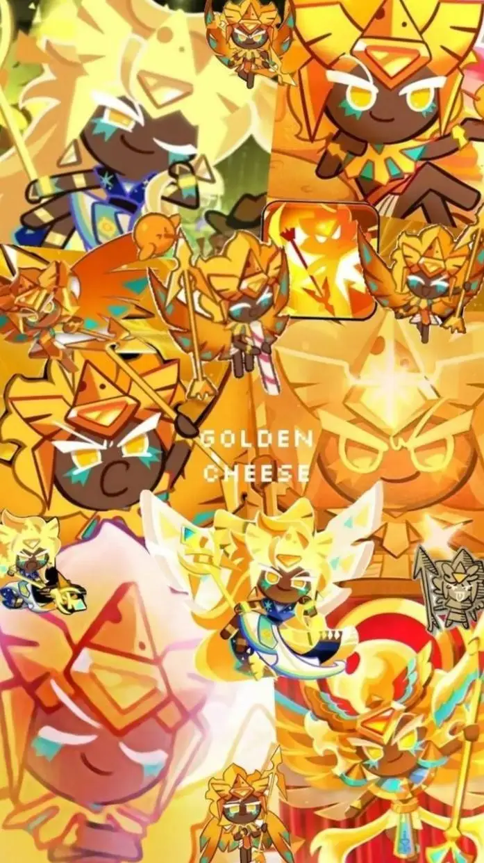 ai character: Golden Cheese background