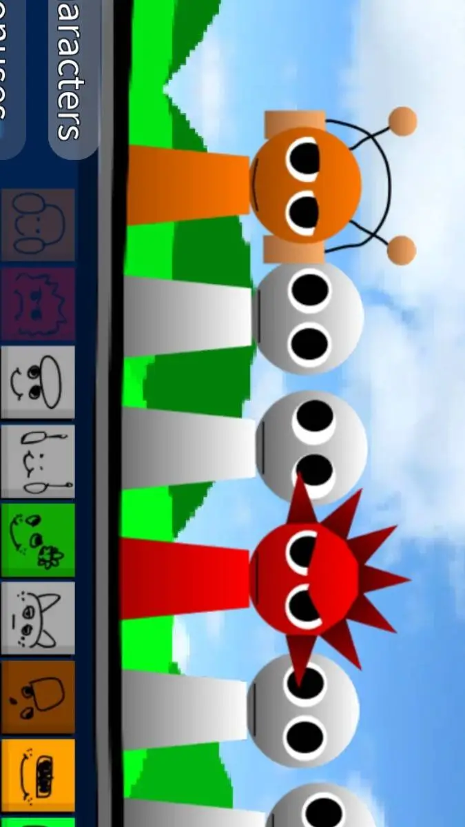 ai character: sprunki 1996 background