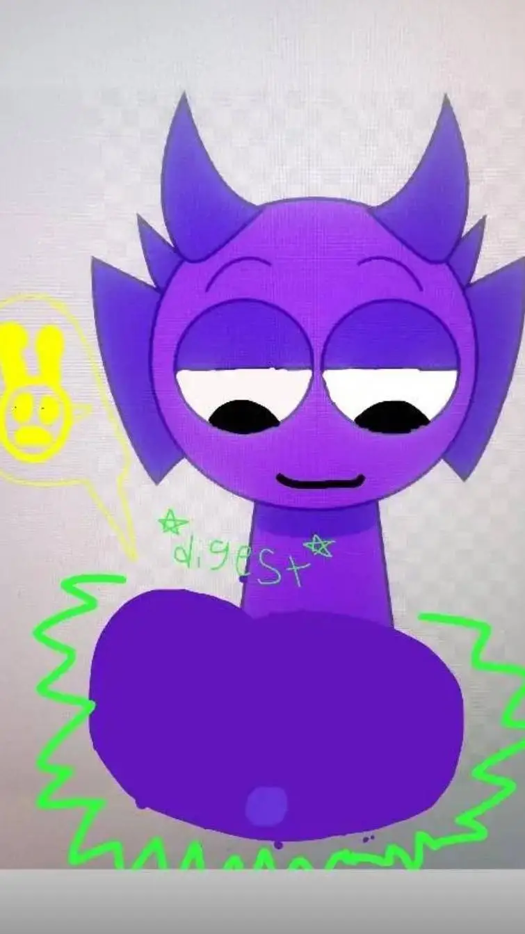 ai character: durple (vore) background