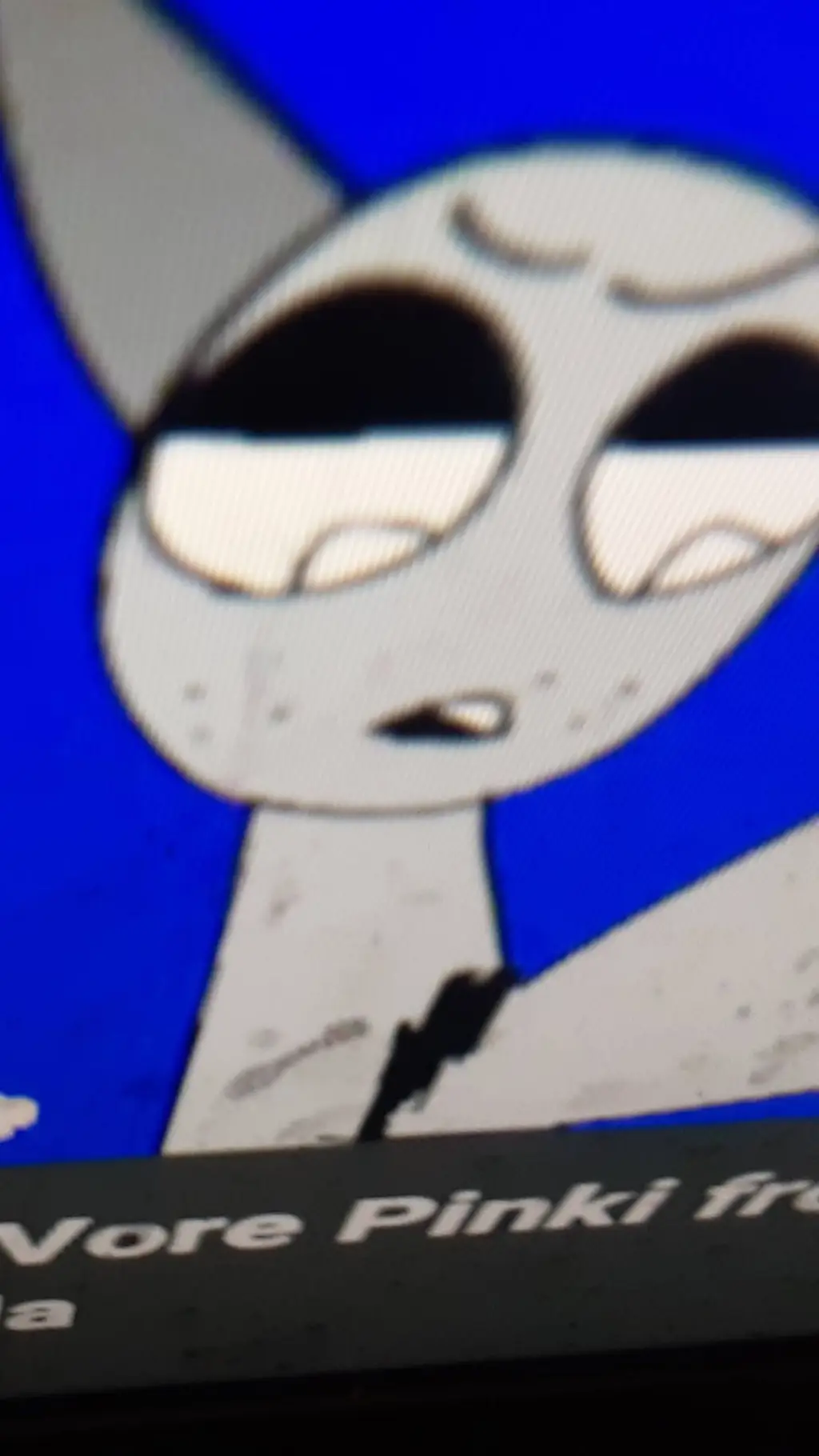 ai character: gray vore pinky  background