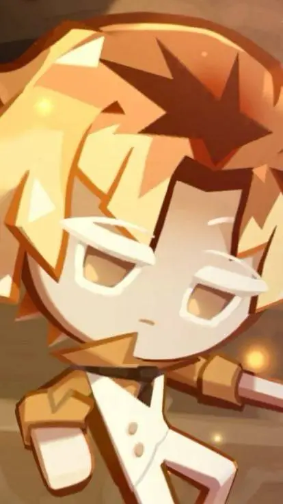 ai character: Creme bruleé background