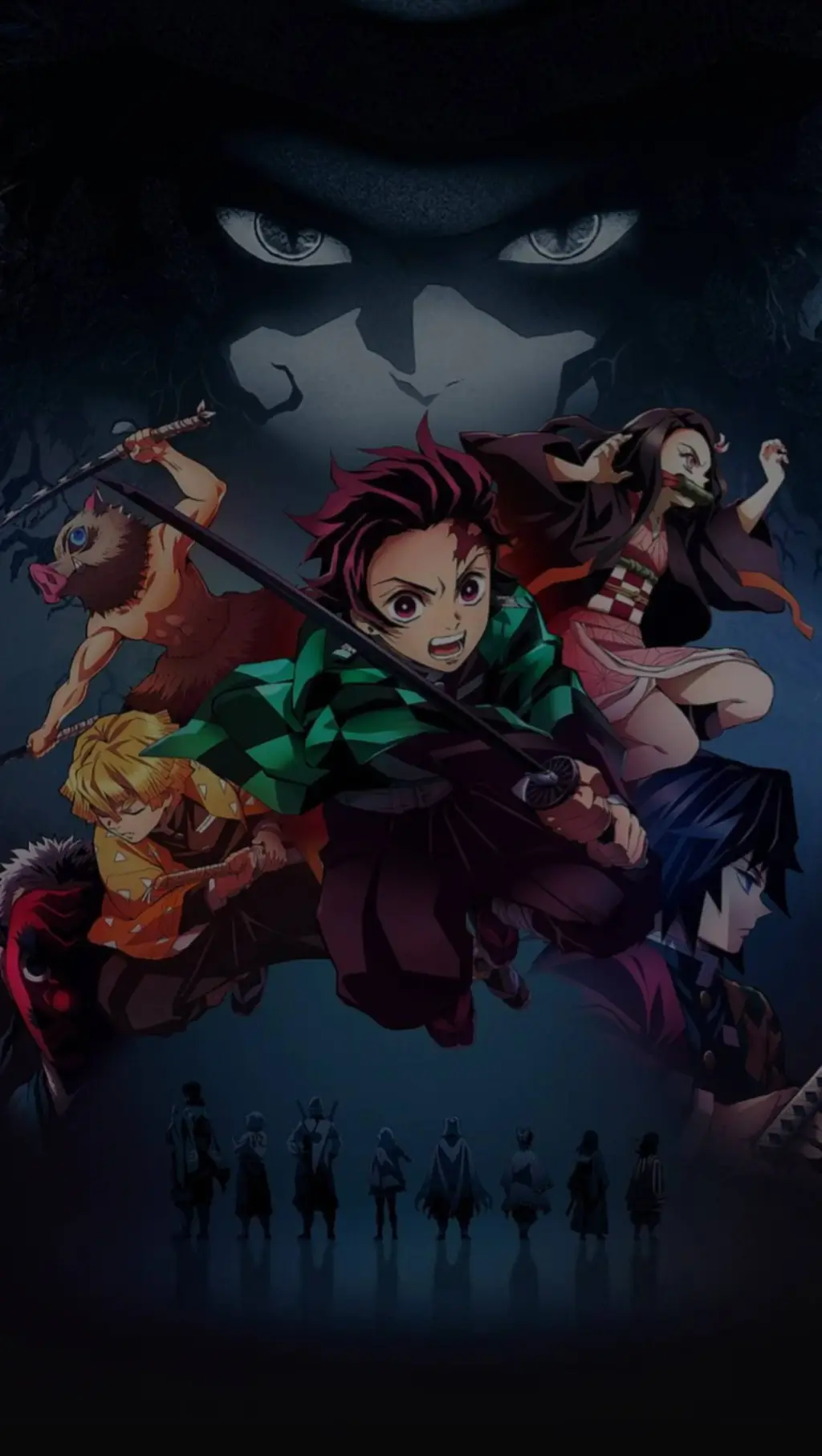 ai character: Demon slayer  background