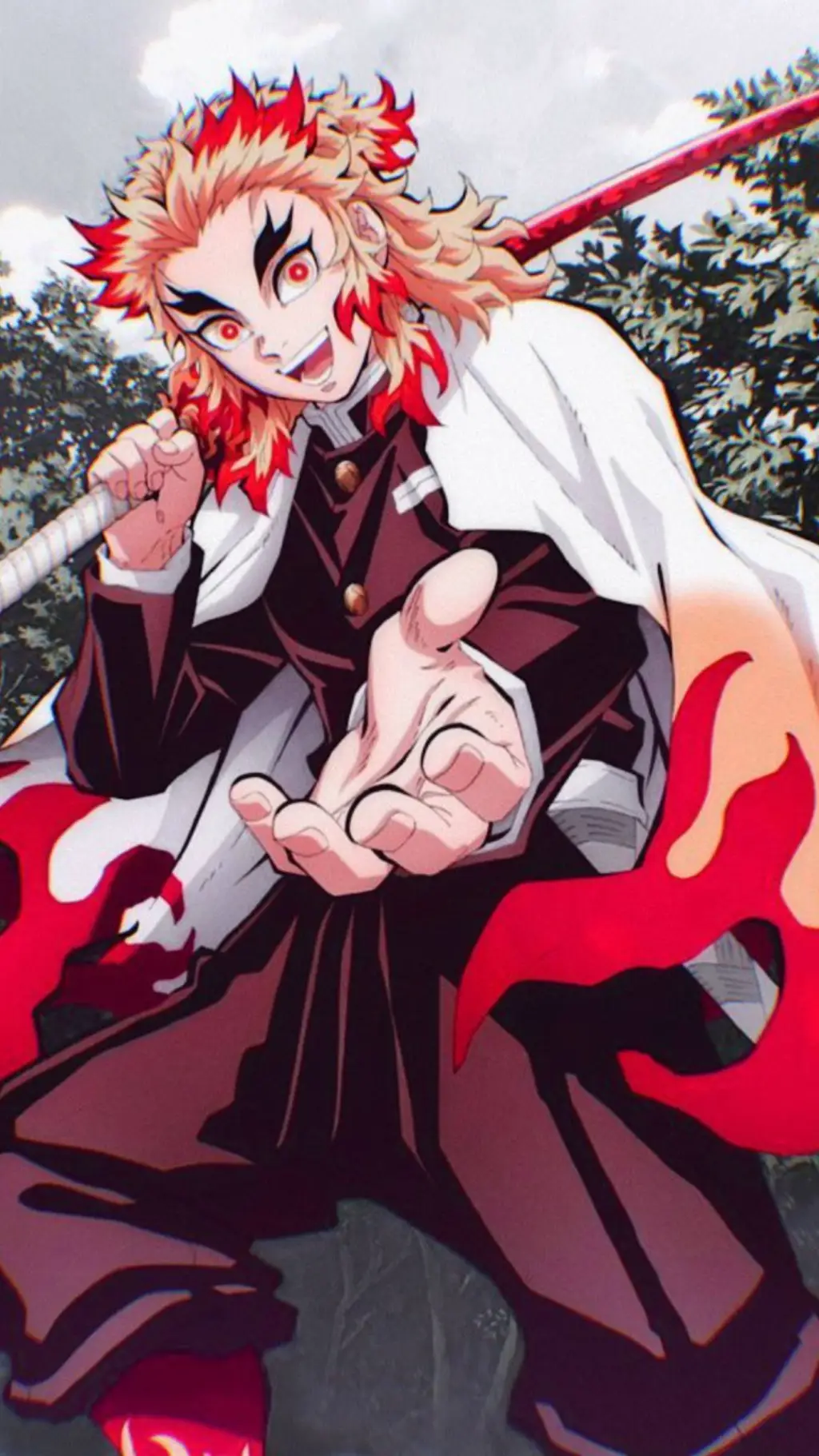 ai character: Rengoku  background