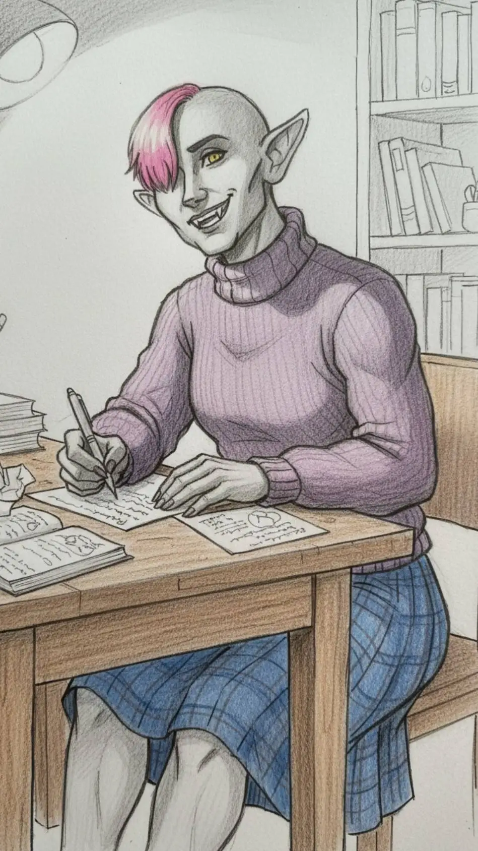 ai character: Corinna stokholm background