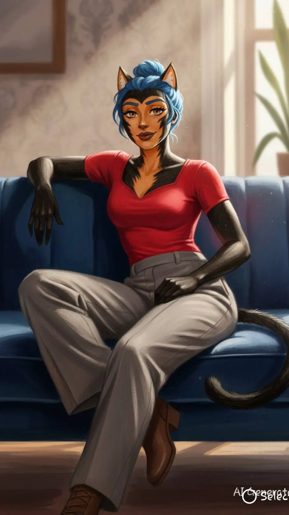 ai character: Gloria background