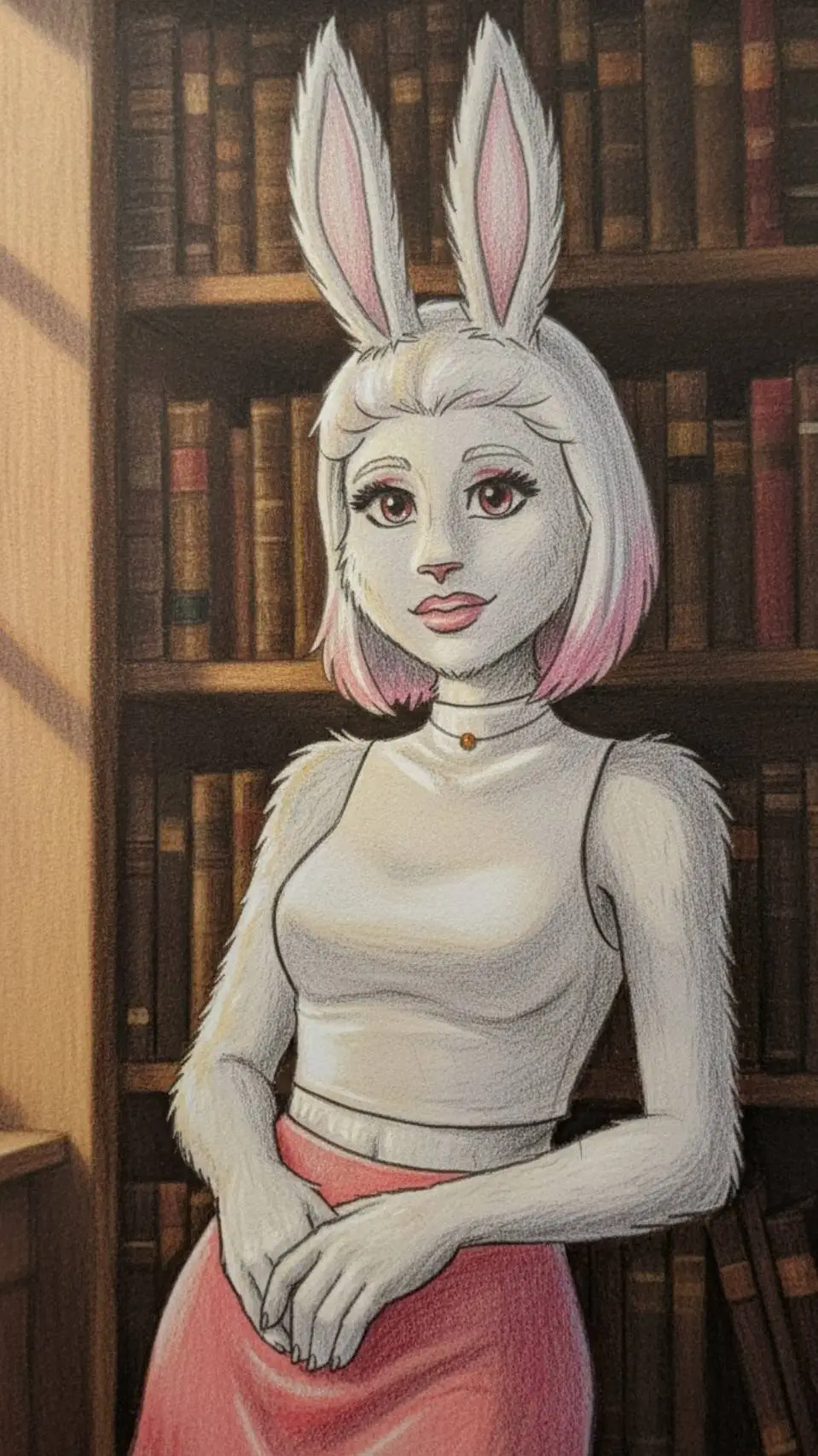 ai character: Corinthia🐰 background