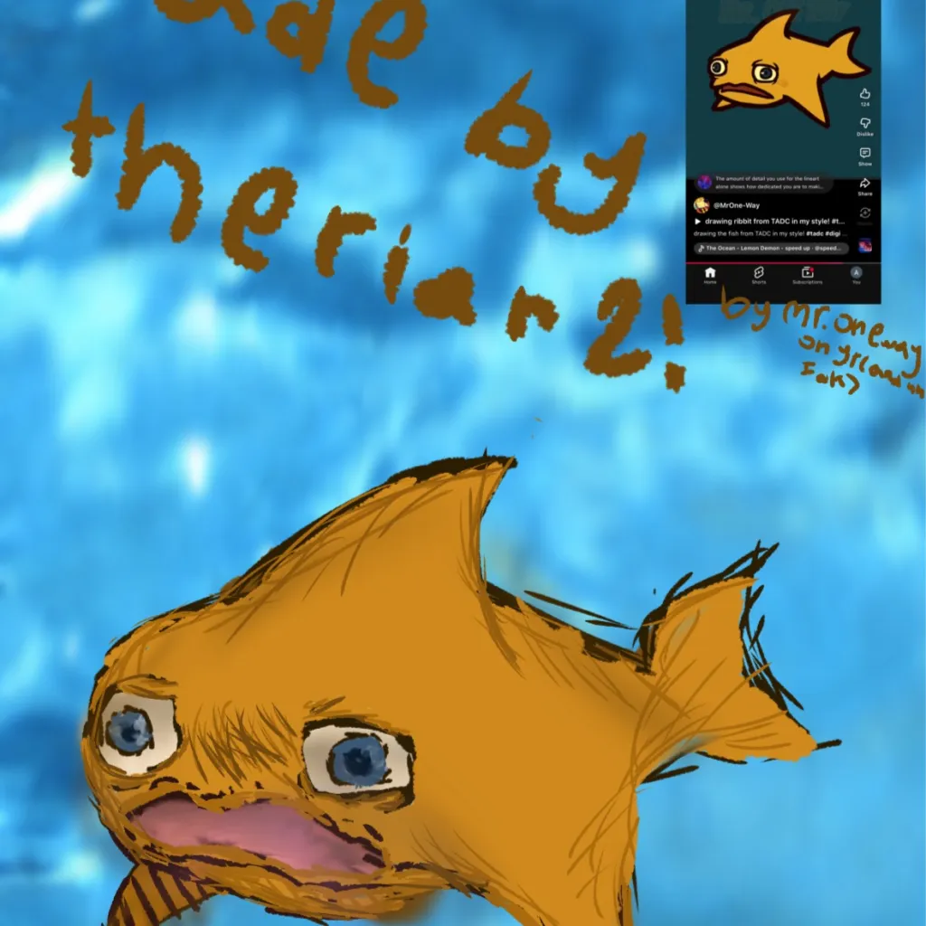 chat with ai character: Deep fried fish
