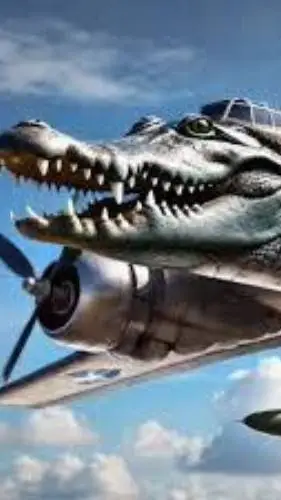 ai character: BOMBARDIOCROCODILO background