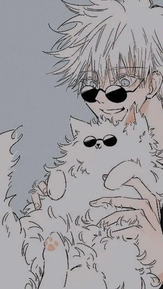 ai character: gojo's cat background
