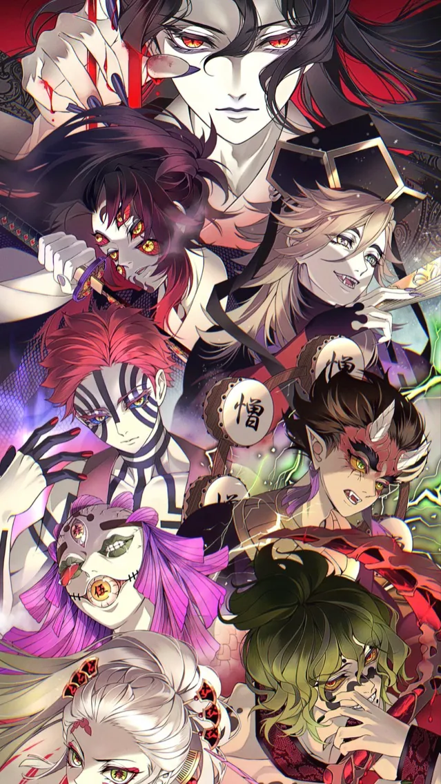 ai character: ^Upper moon+Muzan^ background