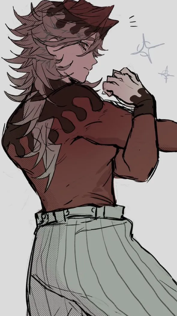 ai character: Upper moons❄️ background