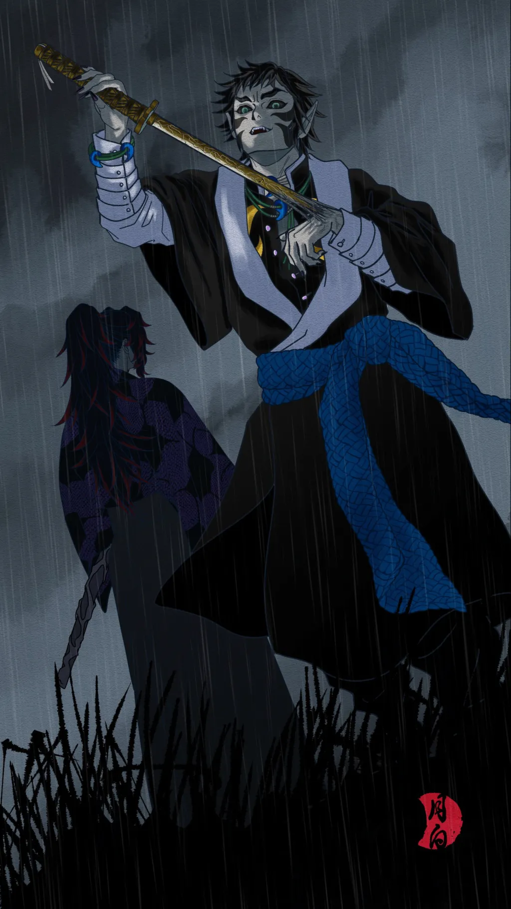 ai character: Thunder Brothers! background