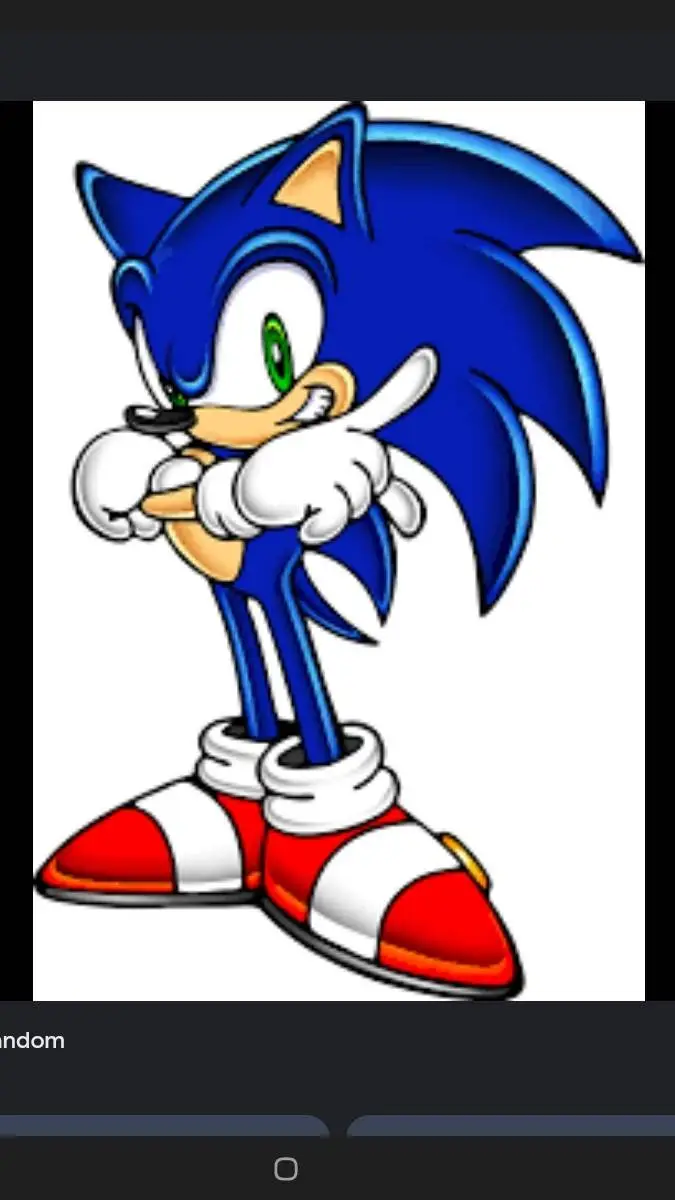 ai character: Sonic background